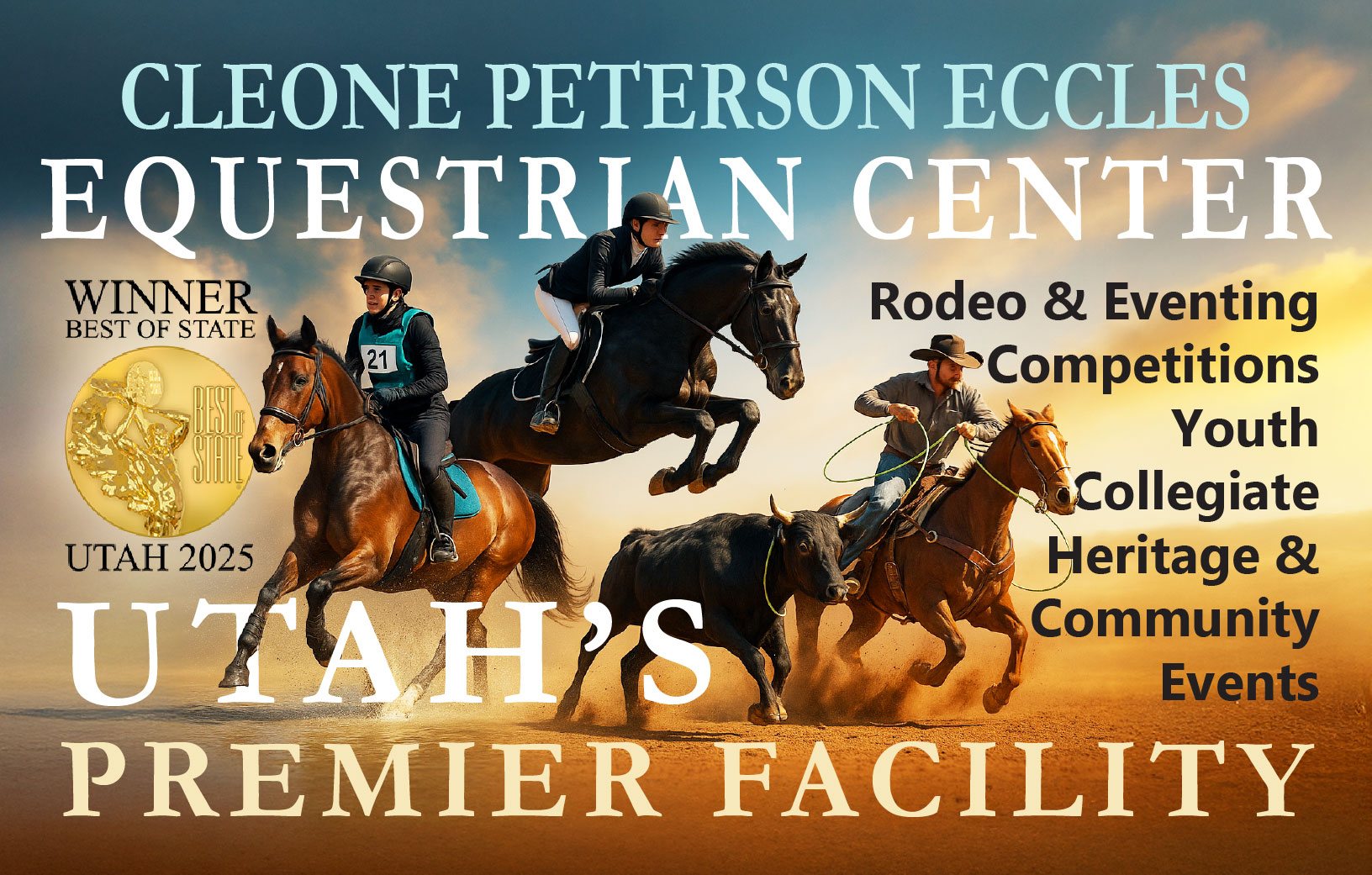 Cleone Peterson Eccles Equestrian Center, Best of State Utah 2025