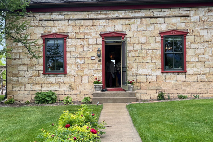 Limestone house in Spring City