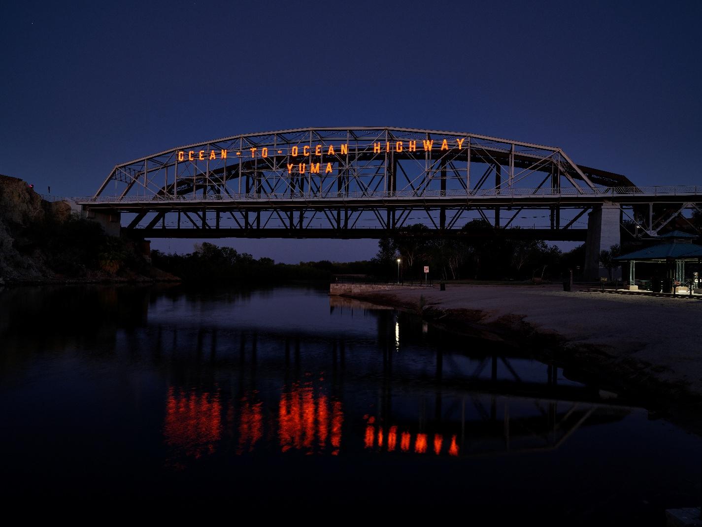 The Ocean-to-Ocean Highway bridge over the Colorado River at Yuma Crossing